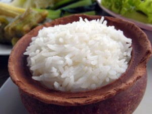 Resistant starch rice with coconut oil