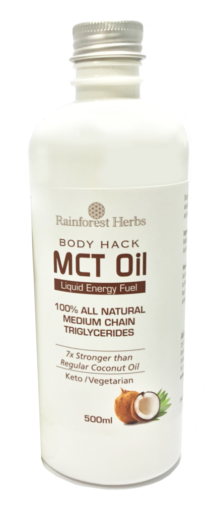 Body Hack Cocunt Source MCT Oil from Rainforest Herbs